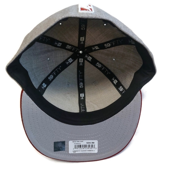 59Fifty New Era Size 7 1/4 Cleveland Cavaliers Fitted Hat Low Profile Cap - Picture 6 of 7